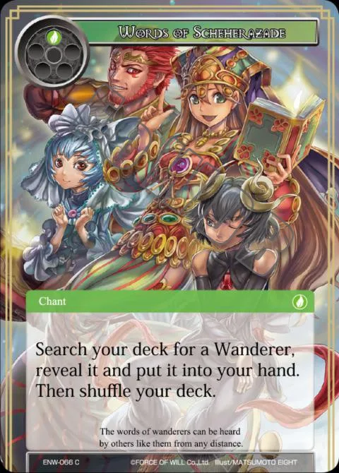 Words of Scheherazade