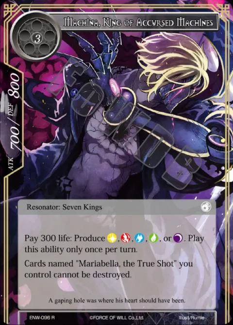 Machina, King of Accursed Machines