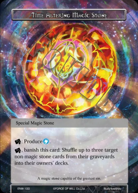 Time Altering Magic Stone