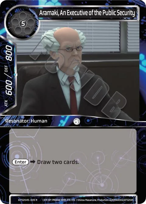 Aramaki, An Executive of the Public Security
