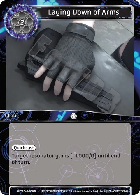 Laying Down of Arms