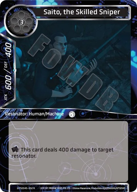 Saito, the Skilled Sniper