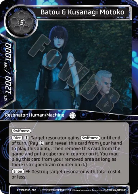 Batou & Kusanagi Motoko