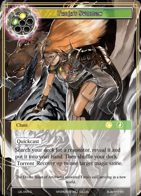 Faria's Summon