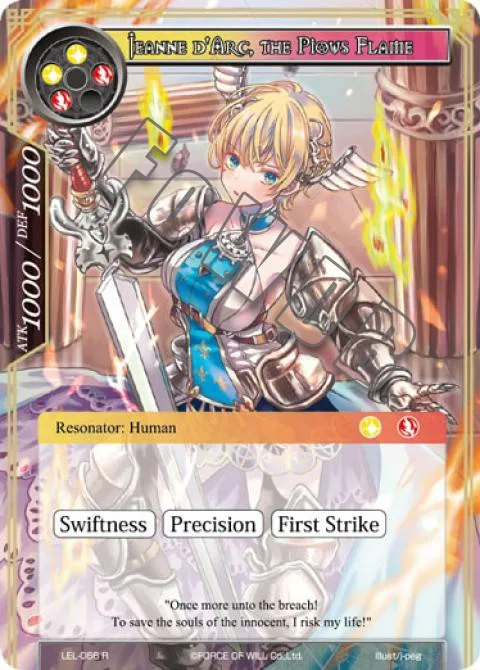 Jeanne d'Arc, the Pious Flame