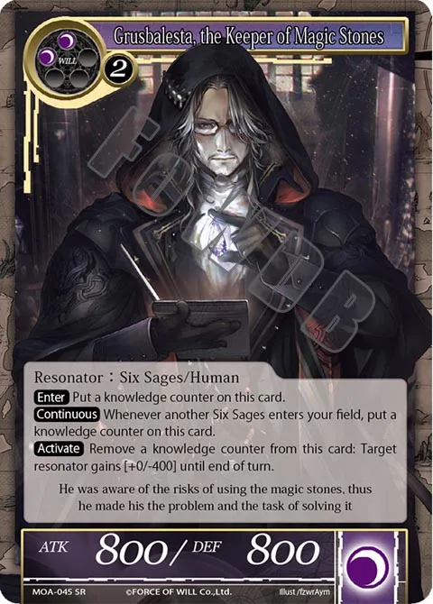 Grusbalesta, the Keeper of Magic Stones