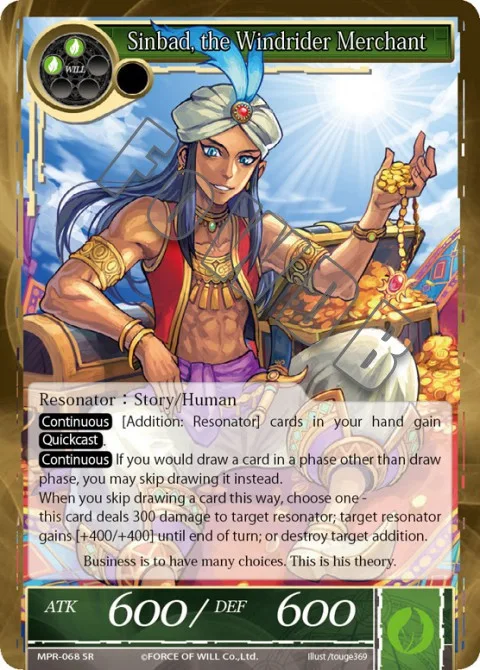 Sinbad, the Windrider Merchant