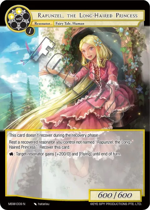 Rapunzel, the Long-Haired Princess