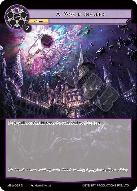 A World Invaded