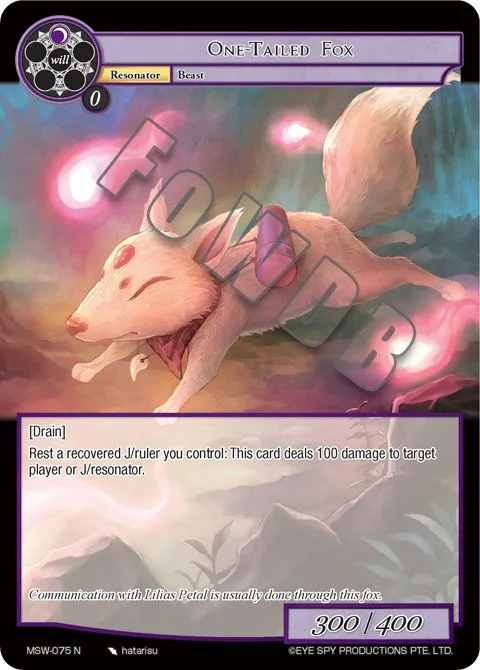 One-Tailed Fox