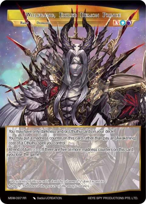 Wolfgang, Exiled Demon Prince
