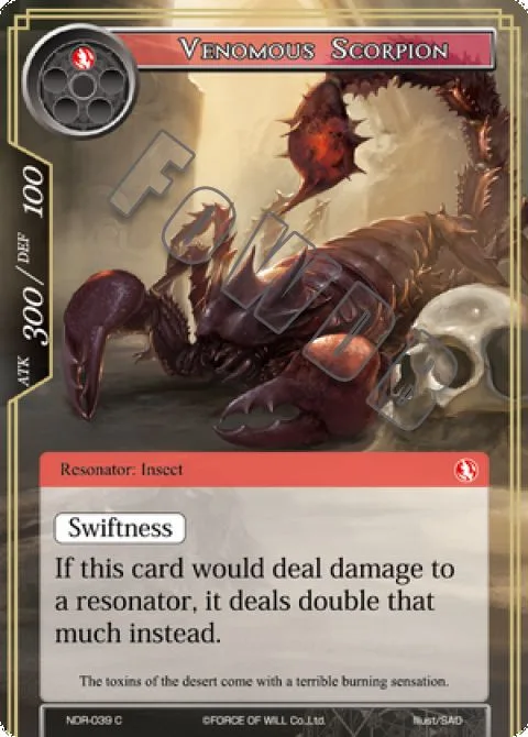 Venomous Scorpion