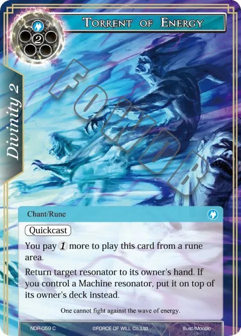 Torrent of Energy