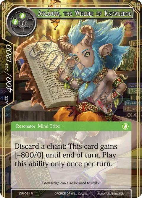 Atlantis, the Wielder of Knowledge