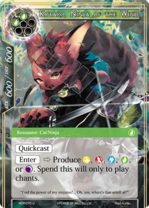 Kotaro, Ninja of the Wind