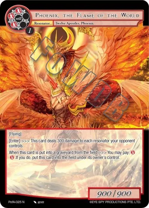 Phoenix, the Flame of the World