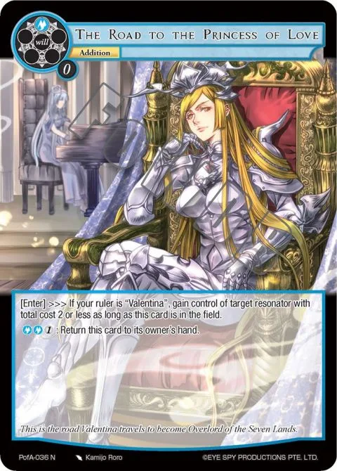 The Road to the Princess of Love