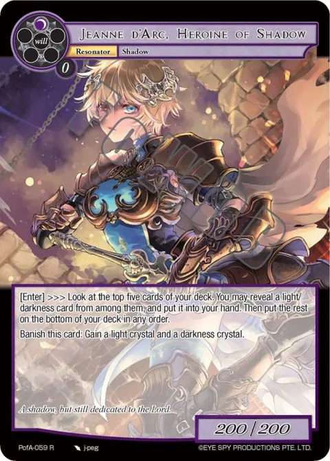 Jeanne d'Arc, Heroine of Shadow