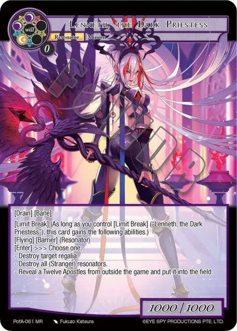 Lenneth, the Dark Priestess
