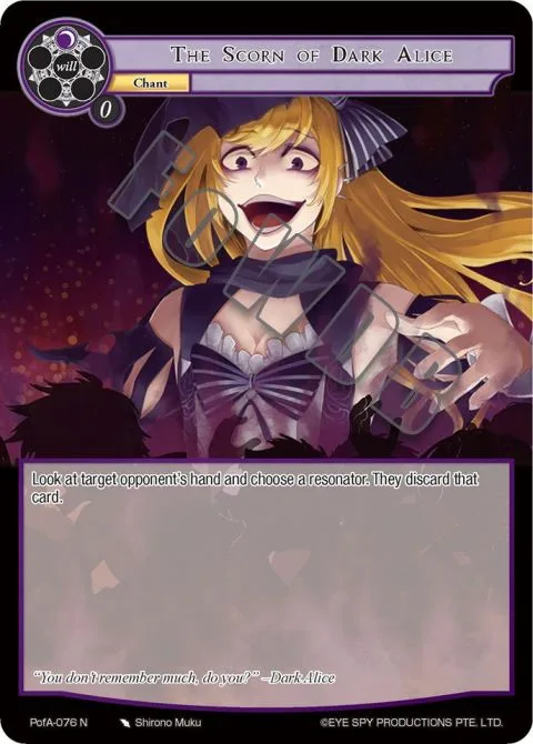 The Scorn of Dark Alice