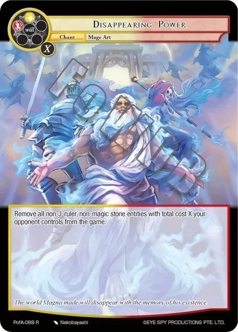 Disappearing Power