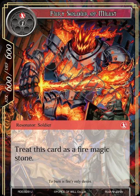 Fiery Soldier of Milest