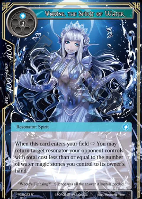 Undine, the Spirit of Water