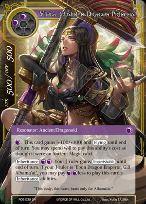 Viola, Obsidian Dragon Princess
