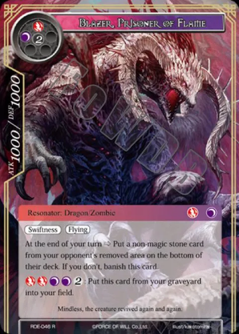 Blazer, Prisoner of Flame