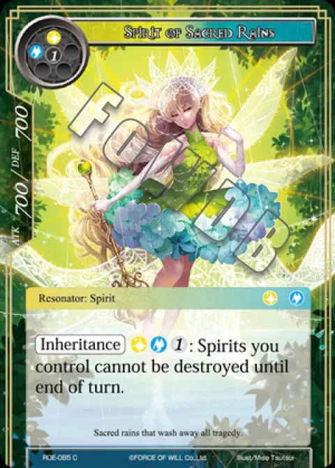 Spirit of Sacred Rains