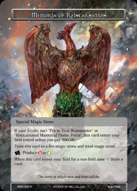 Memoria of Reincarnation
