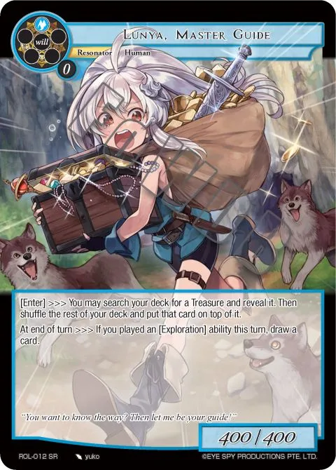 Lunya, Master Guide
