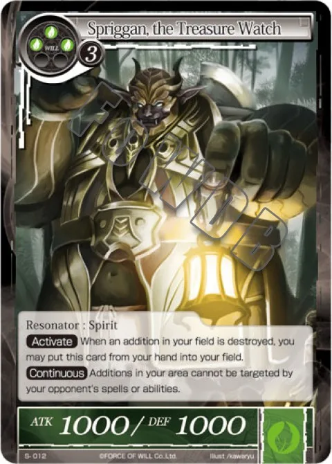 Spriggan, the Treasure Watch