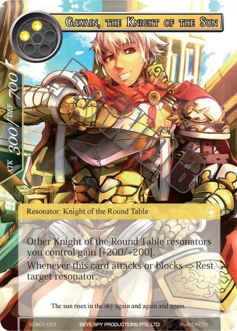 Gawain, the Knight of the Sun