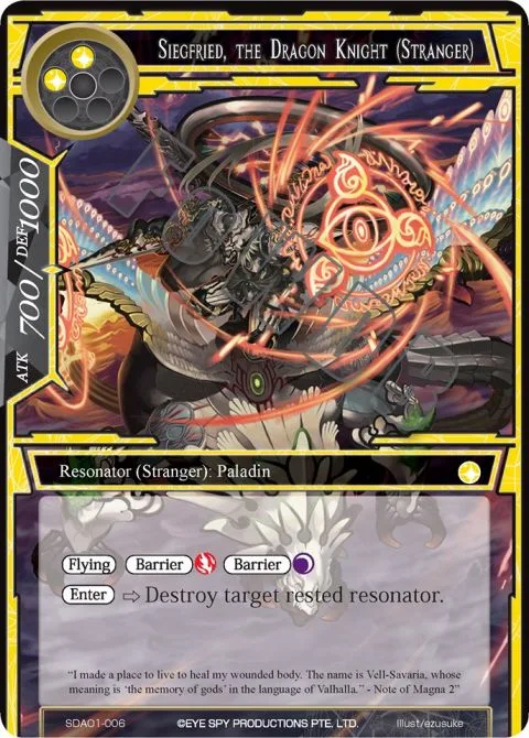 Siegfried, the Dragon Knight (Stranger)