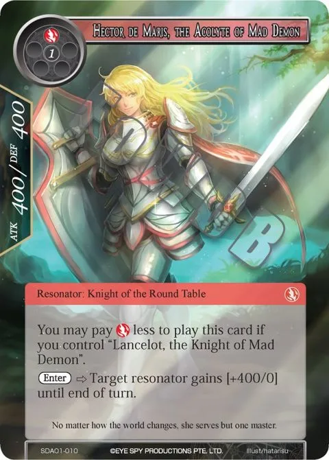 Hector de Maris, the Acolyte of Mad Demon