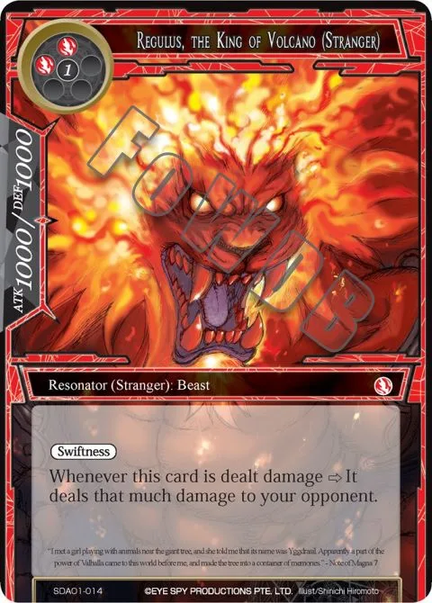 Regulus, the King of Volcano (Stranger)