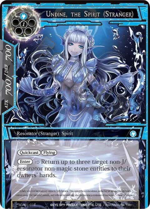 Undine, the Spirit (Stranger)