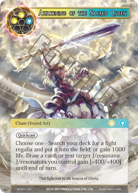 Awakening of the Sacred Queen