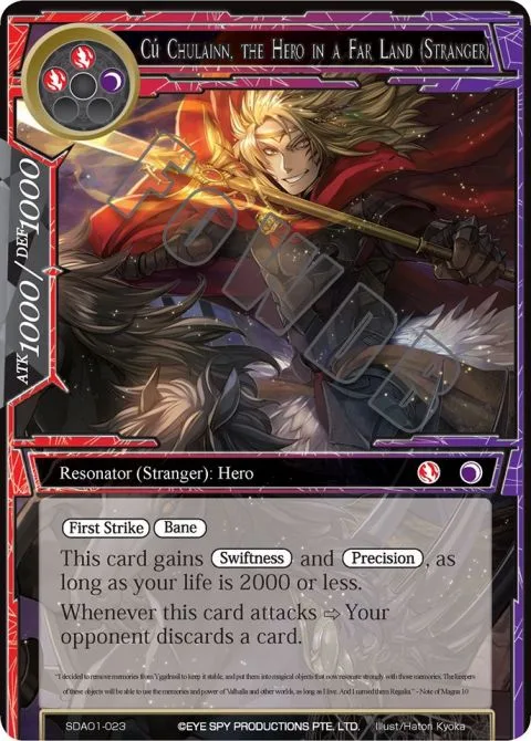 Cú Chulainn, the Hero in a Far Land (Stranger)