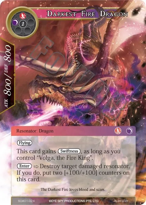 Darkest Fire Dragon