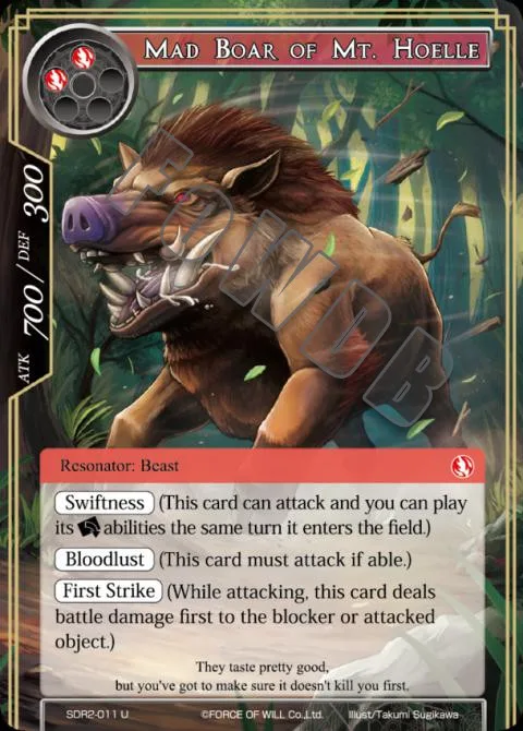 Mad Boar of Mt. Hoelle
