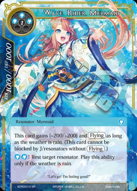 Wave Rider Mermaid