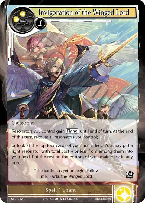 Invigoration of the Winged Lord