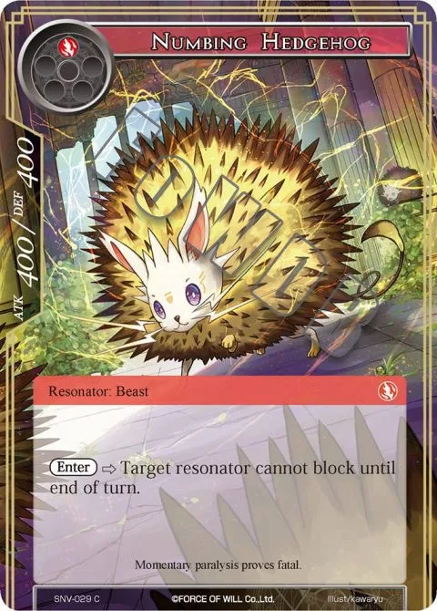 Numbing Hedgehog