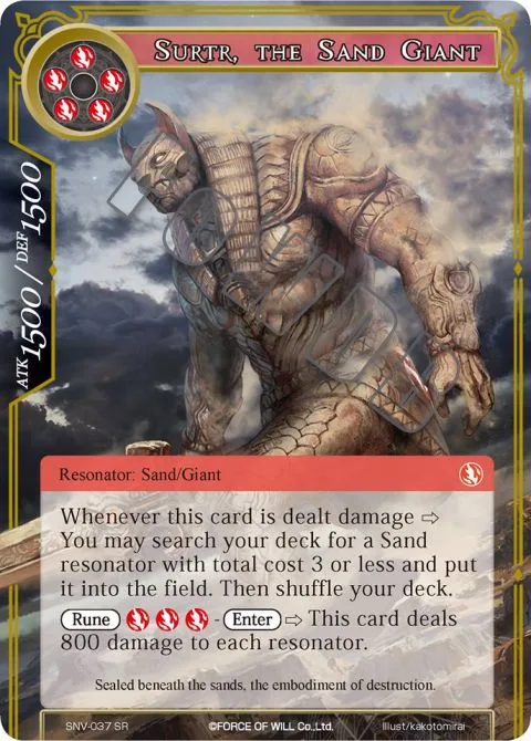 Surtr, the Sand Giant