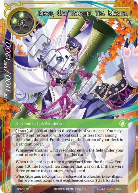 Rikyu, Cat Tongued Tea Master