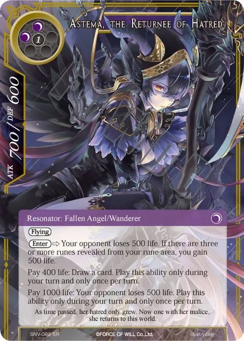 Astema, the Returnee of Hatred