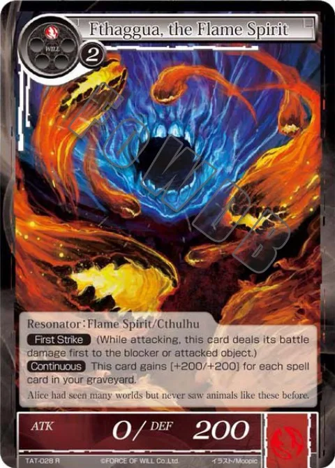 Fthaggua, the Flame Spirit