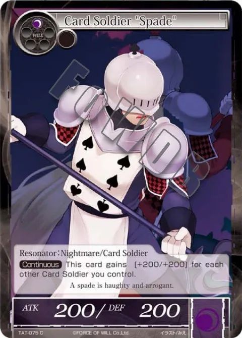 Card Soldier ""Spade""